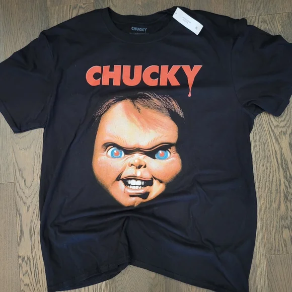 Chucky Black Men's T-Shirt Size XL - Picture 1 of 5